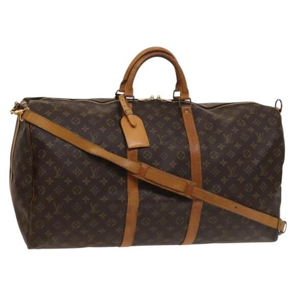 LOUIS VUITTON Monogram Keepall Bandouliere 60 Boston Bag M41412 - Picture 1 of 16